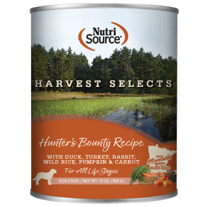 NutriSource Harvest Selects Hunters Bounty Canned Dog Food 12/13oz NutriSource, Canned, Dog Food, Harvest Selects, Hunters Bounty