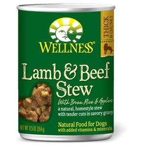 Wellness Lamb &amp; Beef Stew Can Dog Food 12/12.5 oz Case wellness, lamb &amp; beef, stew, lamb and beef, canned, dog food, dog