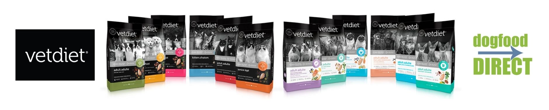 Vetdiet high quality natural food for lifelong pet health Dog Food Direct
