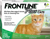 Frontline Plus Flea & Tick Treatment for Cats and Kittens 8-weeks & Older and Weighing Over 1.5 lbs  Frontline, cat, cats, plus, FRONTLINE Plus, Frontline Plus Flea and Tick Treatment for Cats and Kittens