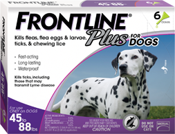 Frontline Plus Dogs 45-88 lbs