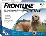 Frontline Plus Dogs 23-44 lbs