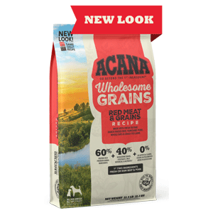 ACANA Red Meat Recipe with Wholesome Grains Dog Food Acana, Dog Food, ACANA, Red Meat, Wholesome Grains, grain