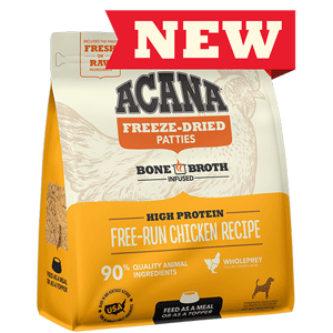 ACANA Freeze Dried Free Run Chicken acana, Dry, dog food, dog, fd, freeze dried, free run, chicken