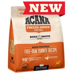 ACANA Freeze Dried Free Run Turkey acana, Dry, dog food, dog, fd, freeze dried, free run, turkey