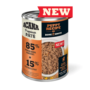 ACANA Premium Chunks Puppy Canned Food 12.8oz 12 Case acana, dog food, dog, canned, wet, premium chunks, puppy