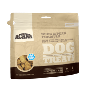 ACANA Freeze Dried Duck & Pear Dog Treats 3.25oz ACANA, fd, freeze dried, duck, pear, dog, dog treats