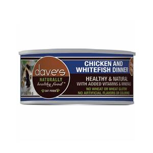 Dave's Naturally Healthy Grain Free Chicken & Fish Canned Cat Food Dave's, daves, pet food, Naturally Healthy, chicken, fish, Canned, Cat Food, gf, grain free