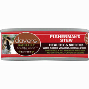 Dave's Naturally Healthy Shredded Fishermans Strew Canned Cat Food 5.5oz 24 Case Dave's, daves, pet food, Naturally Healthy, shredded fishermans, fishermans, stew, Canned, Cat Food, gf, grain free