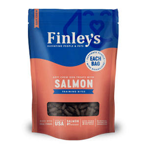 Finleys Salmon Recipe Soft Chew Training Bites 6oz Finleys, finleys, Salmon, Soft Chew, Training Bites