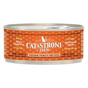 Cat-A-Stroni™ Chicken & Vegetable Stew Cat Food 12/5.5 oz Case fromm, Cat-A-Stroni™, catastroni, stew, Chicken, Vegetable Stew, Cat food