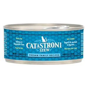 Cat-A-Stroni™ Salmon & Vegetable Stew Cat Food 12/5.5 oz Case fromm, Cat-A-Stroni™, catastroni, stew, Salmon, Vegetable Stew, Cat food