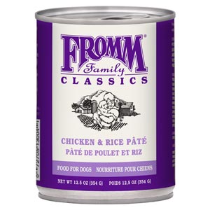 Fromm Classic Chicken & Rice Canned Dog Food 12/12 oz Case fromm, classic, chicken, rice, canned, dog food, dog