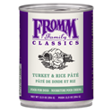 Fromm Classic Turkey & Rice Canned Dog Food 12/12 oz Case fromm, classic, turkey, rice, canned, dog food, dog