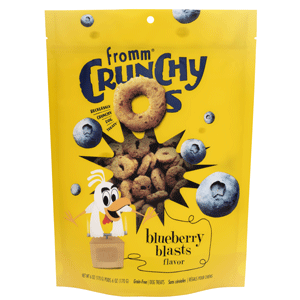 Crunchy O's Blueberry Blasts Dog Treats fromm, Crunchy O's, Blueberry, Blasts, Treats, Dog Treats, 