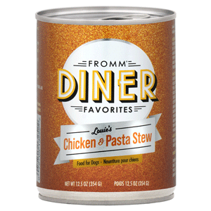 Fromm Diner Favorites Louie's Chicken & Pasta Stew Canned Dog Food 12/12.5 oz Case Fromm, diner, favorites, louie's, chicken, pasta, stew, Canned, Dog Food