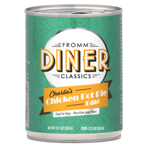 Fromm Diner Classic Charlie's Chicken Pot Pie Pate Canned Dog Food 12/12.5 oz Case Fromm, diner, Classic, Charlie's, Chicken, Pot Pie, Pate, Canned, Dog Food