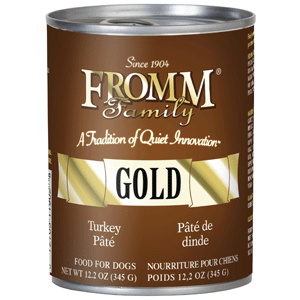 Fromm Gold Turkey Pate Canned Dog Food 12/12.2 oz Case fromm, gold, turkey, canned, dog food, dog