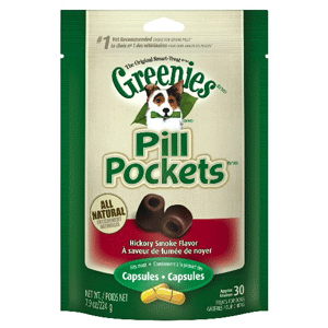 Pill Pockets - Hickory 7.9oz greenies, dog, dog treats, pill pockets, hickory