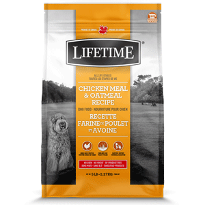 Lifetime Chicken & Oatmeal Dog Food Lifetime, Chicken, Oatmeal, Dog Food