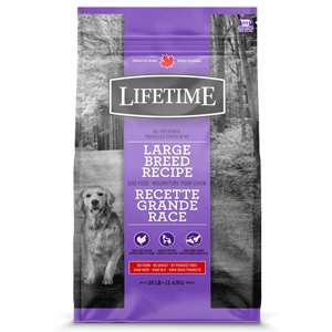 Lifetime Large Breed Chicken & Oatmeal Dog Food 25lb Lifetime, Chicken, Oatmeal, Dog Food, large breed