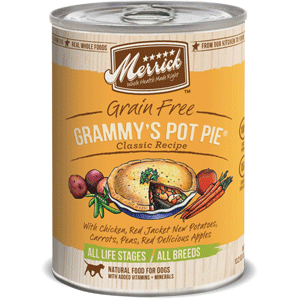 Grammys Pot Pie Canned Dog Food Case 12/13oz merrick, canned, dog food, dog, grammys pot pie, pot pie, grammys, grammys pot pie