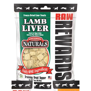NW Naturals Freeze Dried Lamb Liver Dog & Cat Treats 3oz northwest naturals, nw naturals, nw, naturals, dog food, cat food, fd, freeze dried, lamb liver, treats