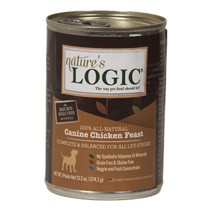 Nature's Logic Canned Chicken Dog Food 12/13.2 oz Case natures logic, nature's logic, canned, chicken, dog food, dog