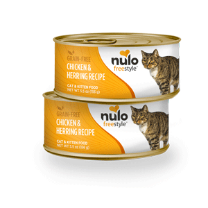Nulo Freestyle Pate Chicken & Herring Canned Cat Food 5.5oz 24 Case Nulo, Freestyle, Pate, chicken, herring, Canned, Cat Food