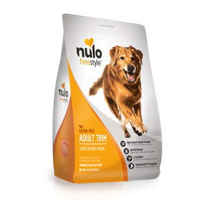 Nulo Freestyle GF Trim Cod & Lentils Dog Food Nulo, Freestyle, grain free, GF, trim, cod, lentils, dog food
