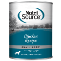 NutriSource Grain Free Canned Chicken Dog Food 12/13oz NutriSource, Grain Free, gf,  Canned, Chicken, Dog Food