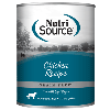 NutriSource Grain Free Canned Chicken Dog Food 12/13oz NutriSource, Grain Free, gf,  Canned, Chicken, Dog Food