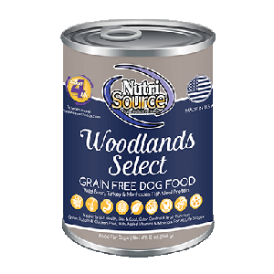NutriSource Grain Free Canned Woodlands Select Dog Food 12/13oz NutriSource, Grain Free, gf,  Canned, woodlands, select, Dog Food