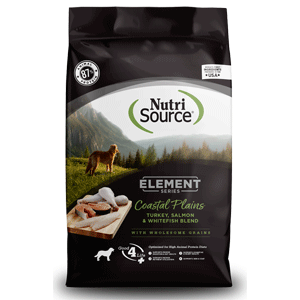 NutriSource Elements - Coastal Plains Dog Food nutrisource, nutri source, Dry, dog food, dog, Coastal Plains, Turkey, Salmon, Whitefish, elements 