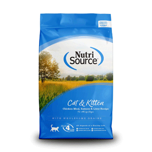 NutriSource Chicken, Salmon, Liver Cat Food nutrisource, nutri source, salmon, liver, Cat food, dry, cat