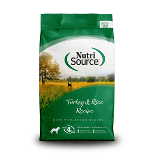 NutriSource Turkey & Rice Dog Food nutrisource, nutri source, adult, turkey, turkey and rice, turkey &amp; rice, rice, Dry, dog food, dog