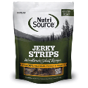 NutriSource Woodlands Select Jerky Strips Dog Treats 4oz nutrisource, nutri source, jerky, woodlands select, dog treats, strips
