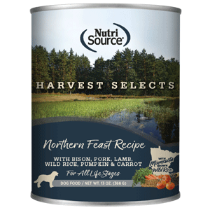 NutriSource Harvest Selects Northern Feast Canned Dog Food 12/13oz NutriSource, Canned, Dog Food, Harvest Selects, Northern Feast