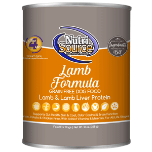 NutriSource Grain Free Canned Lamb Dog Food 12/13oz NutriSource, Grain Free, gf, Canned, Lamb, Dog Food 