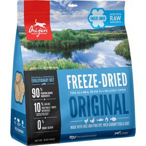 ORIJEN Freeze Dried Adult Dog Food 1lb orijen, freeze dried, dog food, dog, food, adult, original 