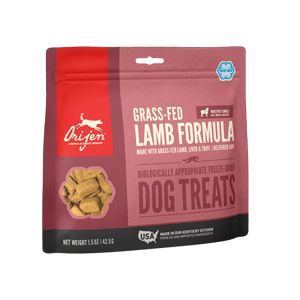 ORIJEN Freeze Dried Dog Treats Grass Feed Lamb 3.25oz orijen, freeze dried, dog treats, dog, treats, grass feed lamb