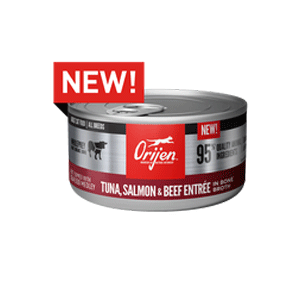 ORIJEN Tuna Salmon & Beef Entrée Wet Cat Food 3oz 24 Case orijen, cat food, cat, wet, canned, tuna, salmon, beef, entrée