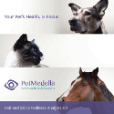 Hair and Saliva Wellness Analysis Kit For Your Pet PetMedella, wellness kit