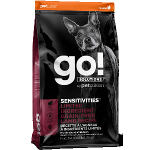 Go! SENSITIVITIES Limited Ingredient Lamb Grain-Free Dry Dog Food Petcurean, dog food, Go, Sensitivities, LID, lamb, Dog Food, Grain free, gf