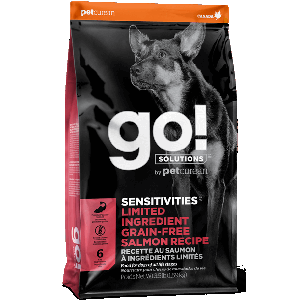 GO! SENSITIVITIES Limited Ingredient Salmon Grain-Free Dry Dog Food Petcurean, dog food, Go, Sensitivities, LID, salmon, Dog Food, Grain free, gf
