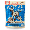 Beef Liver Munchies 2oz For Cats or Dogs primal, primal pet foods, beef liver, munchies, cat, dog, treats