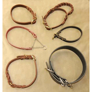 Burgundy All Braided Leather Collars burgundy, all braided, braided, leather, collars, pro mohs, pro-mohs
