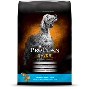 Pro Plan Savor Large Breed Shredded Blend Dog Food 34lb Pro Plan, Large breed, chicken, rice, Shredded Blend, Dog Food, savor