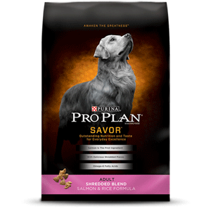 Pro Plan Savor Salmon & Rice Shredded Blend Dog Food Pro Plan, salmon, rice, Shredded Blend, Dog Food, Savor