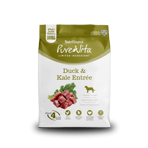 PureVita Grain Free Duck & Kale Dog Food purevita, pure vita, grain free, dog food, dog, kale